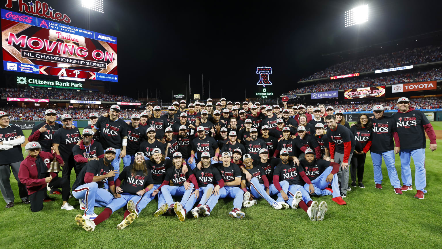 Philadelphia Phillies Red October 2023 NLCS Winner Phillies Beat