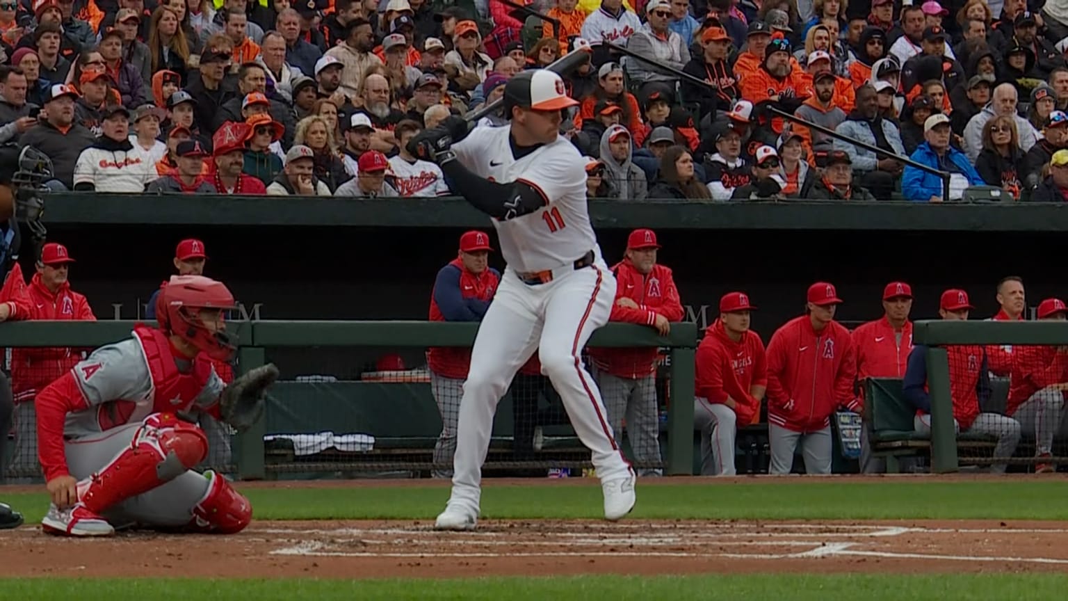 Jordan Westburg empuja con hit 28/03/2024 Los Orioles de Baltimore