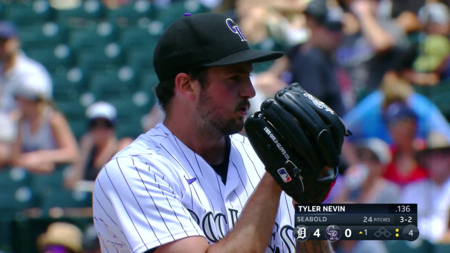 Connor Seabold K's Tyler Nevin to end the inning | 07/02/2023 ...