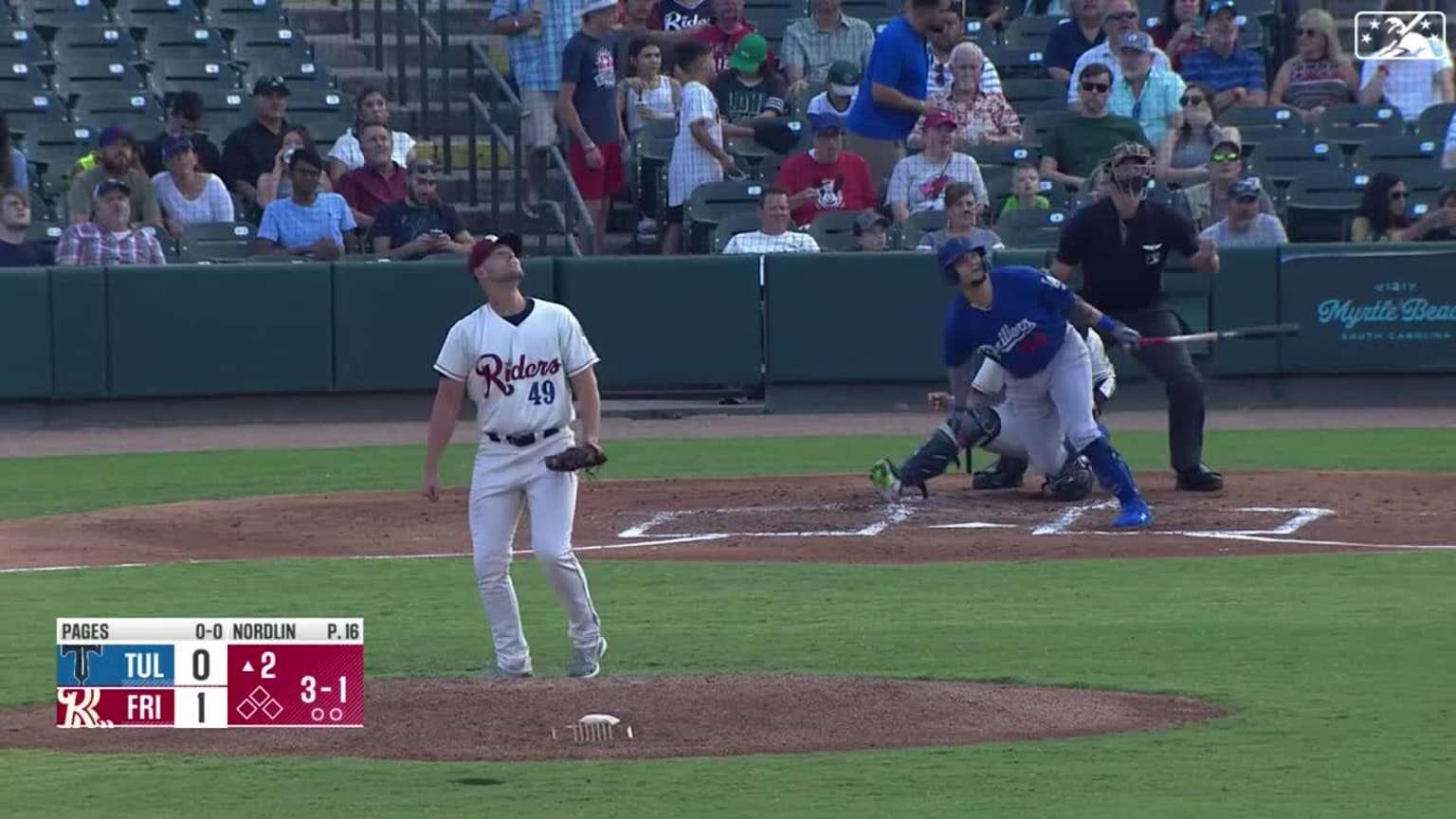 Andy Pages belts 24th homer for Drillers 09/11/2022 Los Angeles Dodgers