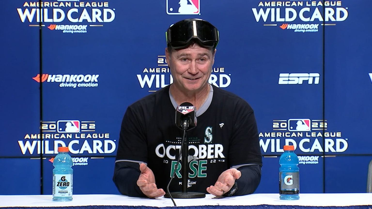 Scott Servais on AL Wild Card win 10/08/2022 Seattle Mariners