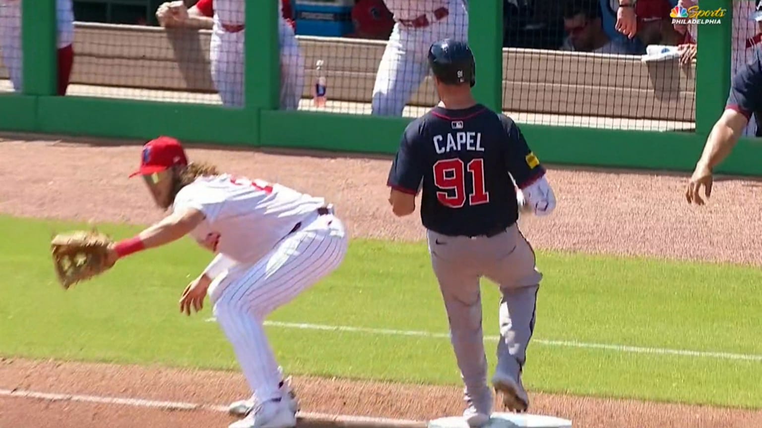Conner Capel's RBI triple | 03/13/2025 | Atlanta Braves