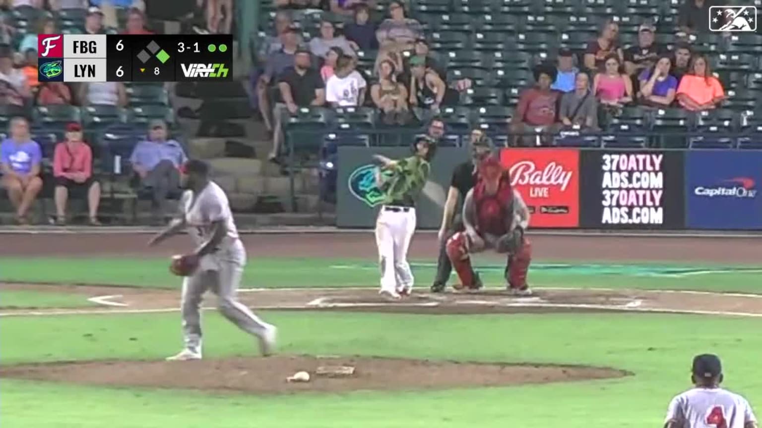 C.J. Kayfus belts first pro home run to right field 08/13/2023