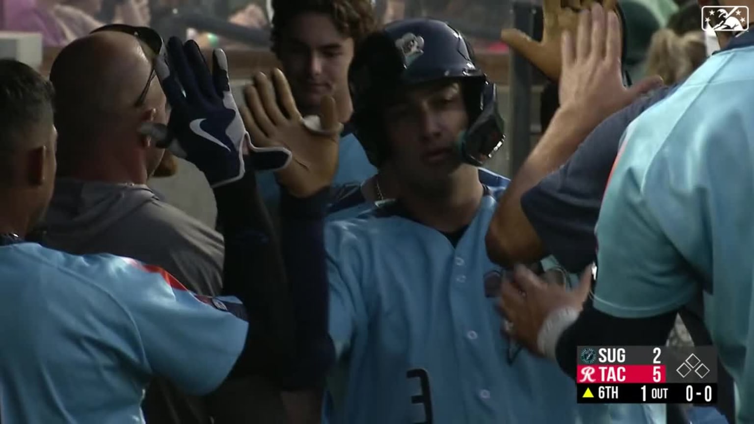 Shay whitcomb slugs his 31st home run to left field 09 03 2023 mlb
