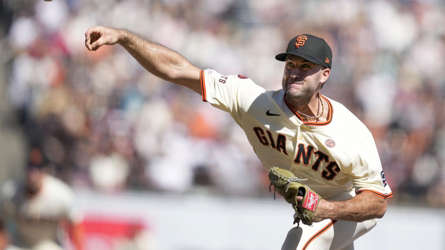 Trevor McDonald strikes out Pedro Pagés 09/29/2024 San Francisco Giants