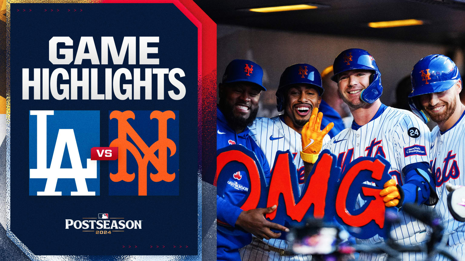 Dodgers vs. Mets Game 5 Highlights 10/18/2024