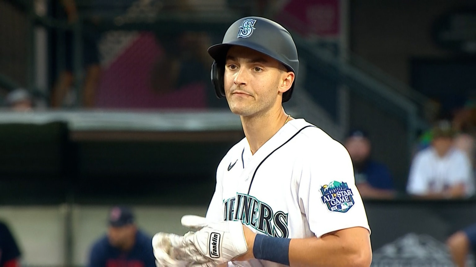 Dominic Canzone lines his first double with Mariners | 08/01/2023 | Seattle  Mariners