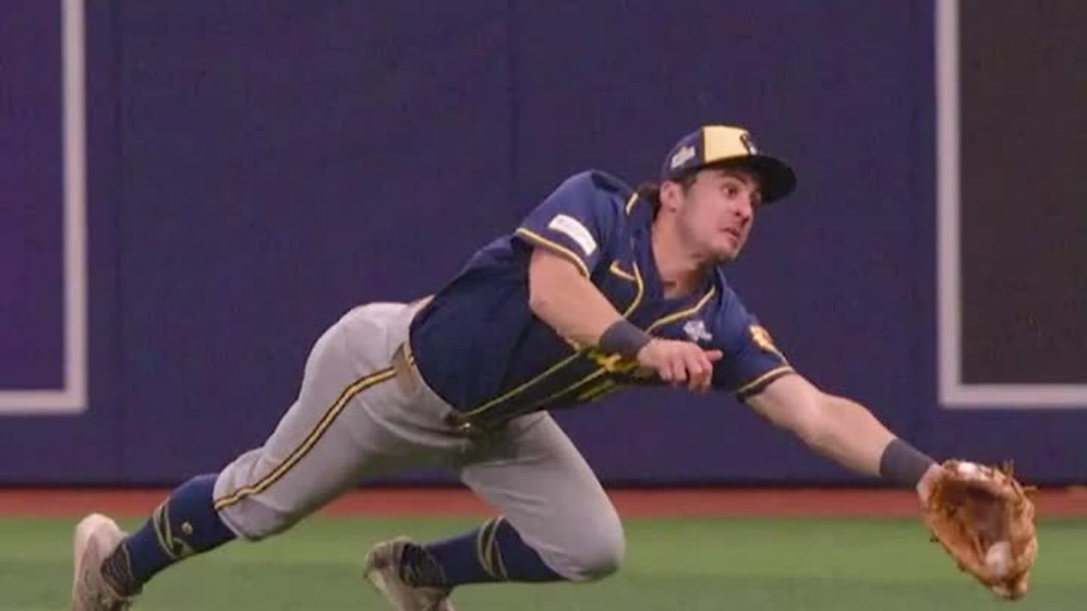 Sal Frelick makes a STELLAR diving catch | 10/26/2026 | MLB.com