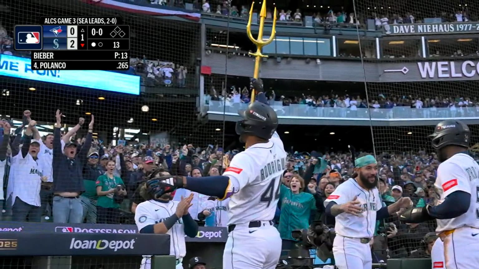 MLB India Call: Julio Rodríguez's two-run home run | 10/16/2025 ...