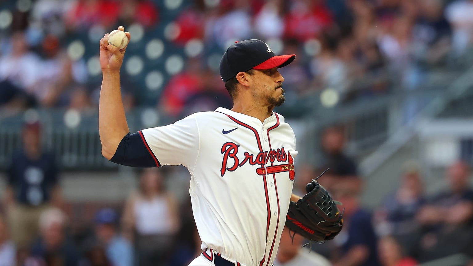 Charlie Morton strikes out eight