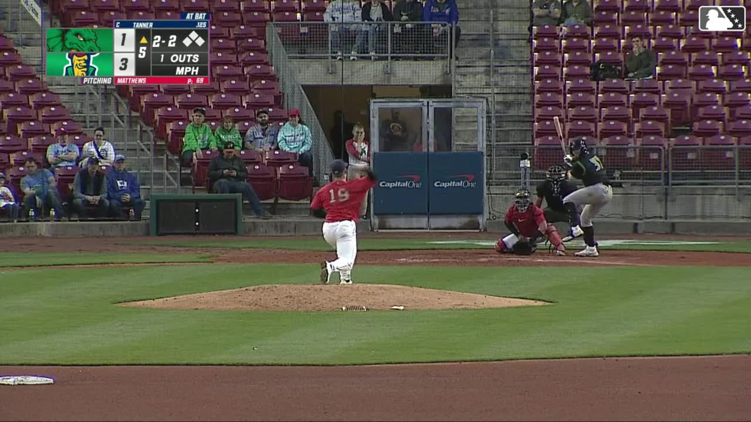 Zebby Matthews grabs his eighth strikeout 04/11/2024