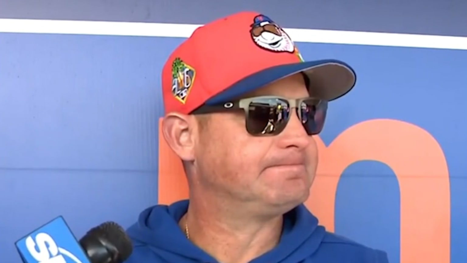 Carlos Mendoza on Francisco Alvarez's back tightness