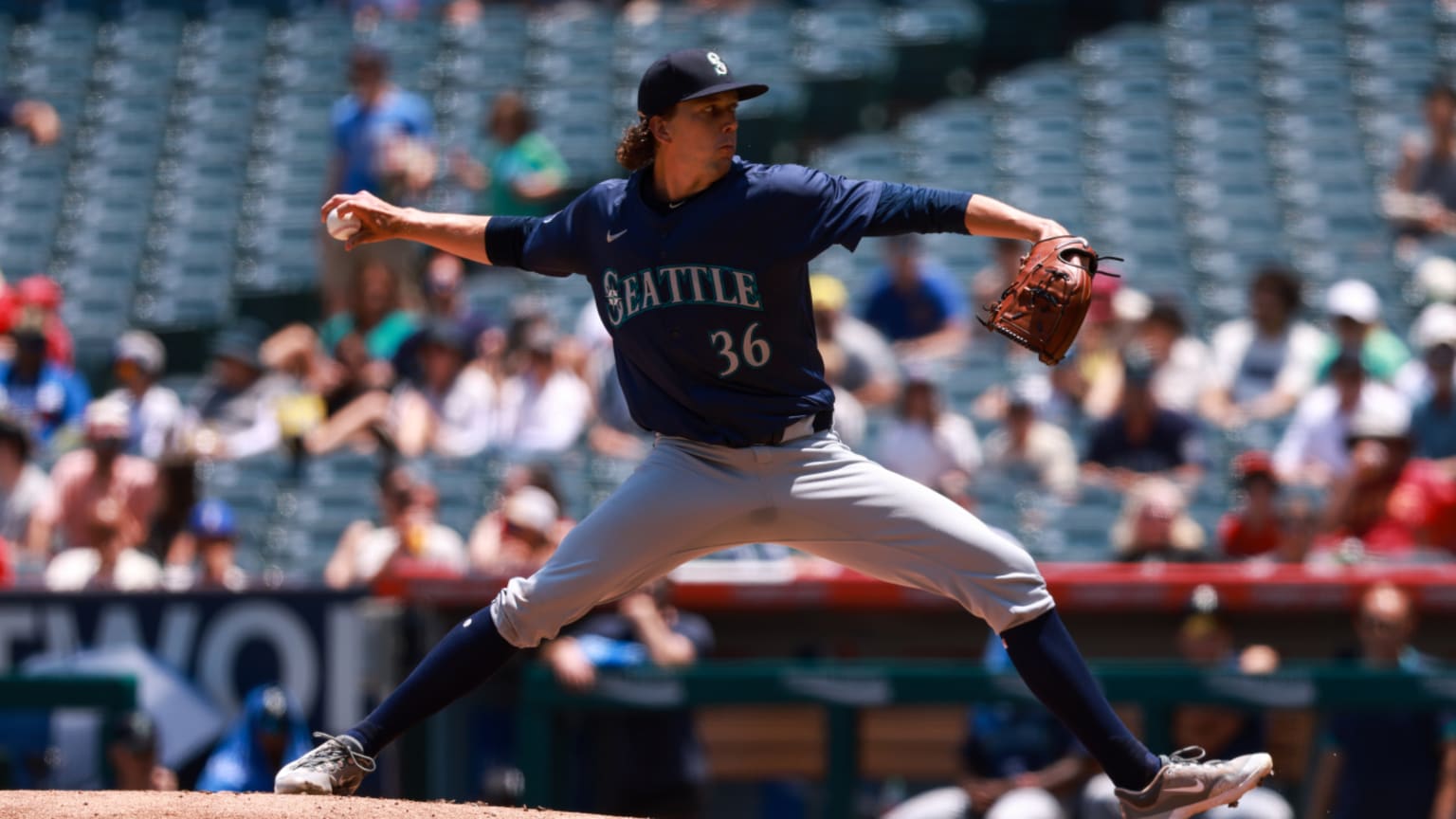 Logan Gilbert whiffs nine Angels | 07/14/2024 | MLB.com
