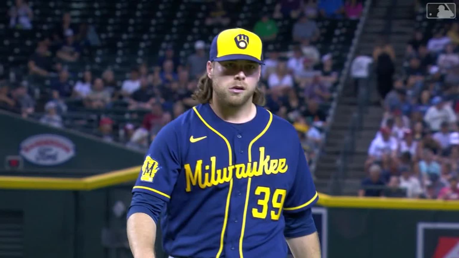 Corbin Burnes strikes out eight D-backs | 04/11/2023 | Milwaukee Brewers