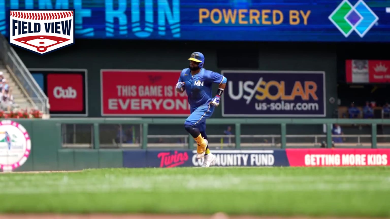 Field View: Carlos Santana's two-run home run | 06/16/2024 | Minnesota ...