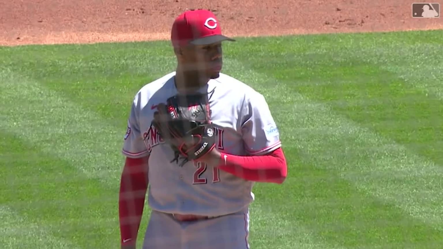 Green cincinnati discount reds jersey