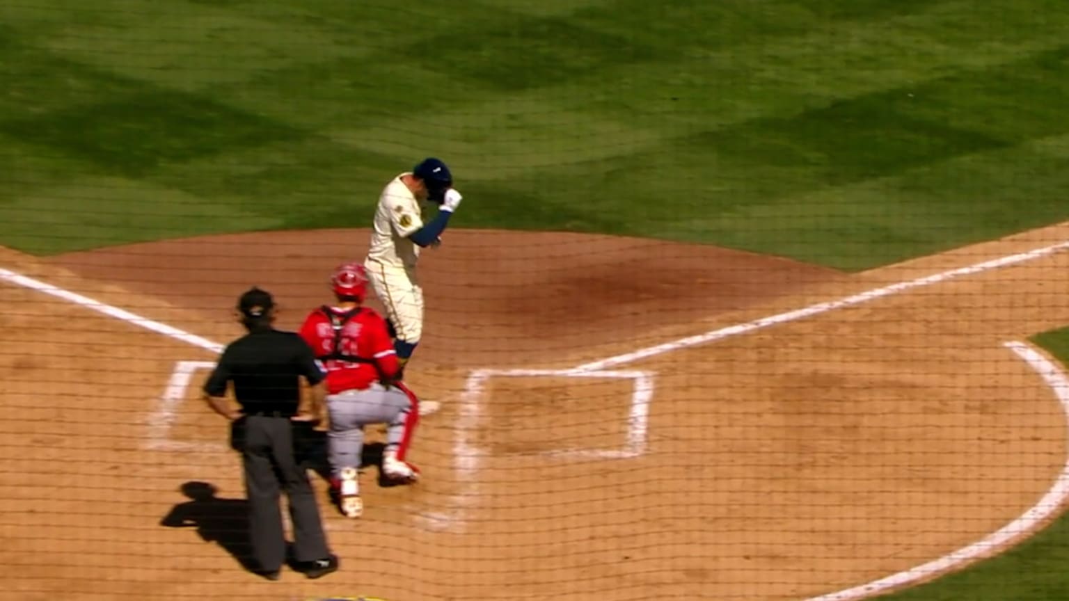 Rhys Hoskins' solo home run | 03/08/2025 | Milwaukee Brewers