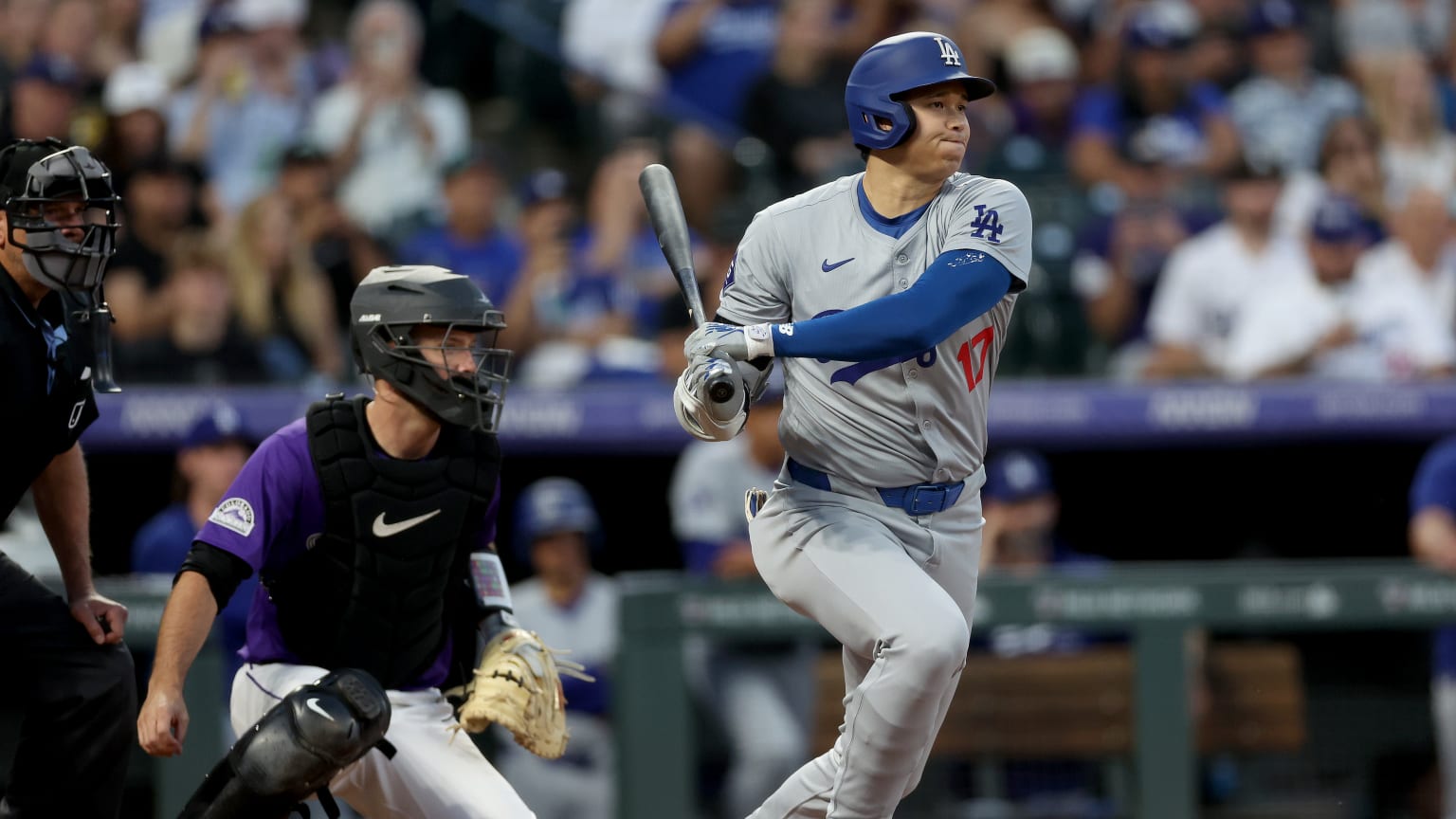 Shohei Ohtani puts the Dodgers ahead 09/27/2024 Los Angeles Dodgers