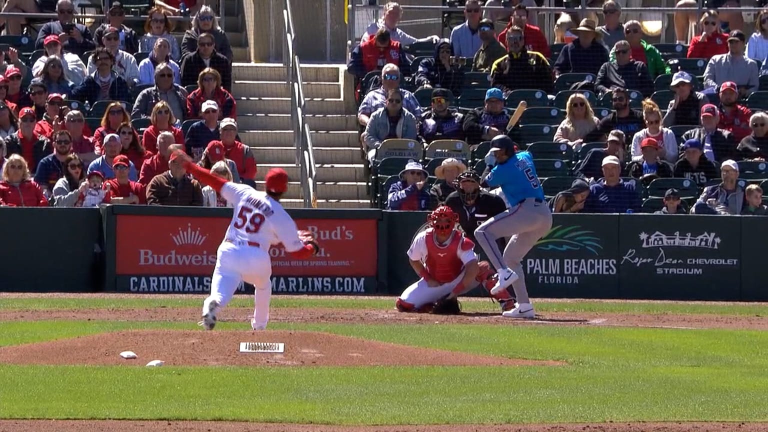 Christopher Morel's RBI infield base hit | 02/23/2026 | Miami Marlins