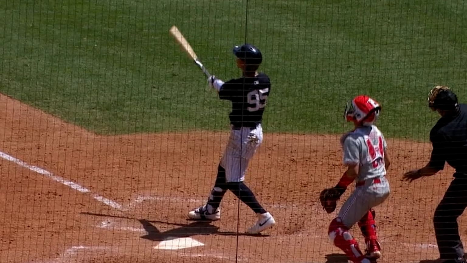 Oswaldo Cabrera lifts a tworun home run 03/23/2024 New York Yankees