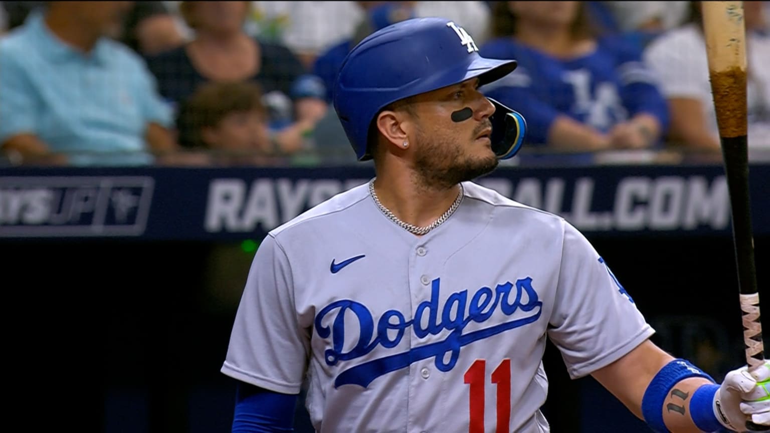 California Angels manager Cookie Rojas and Los Angeles Dodgers