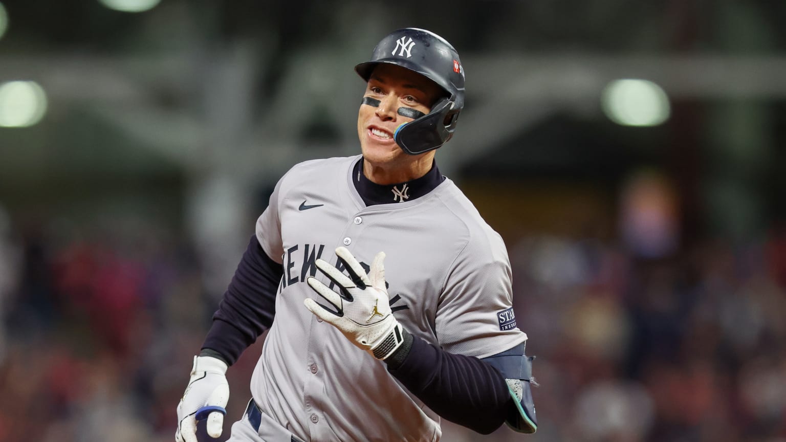 Radio call of Aaron Judge's gametying homer 10/17/2024 New York