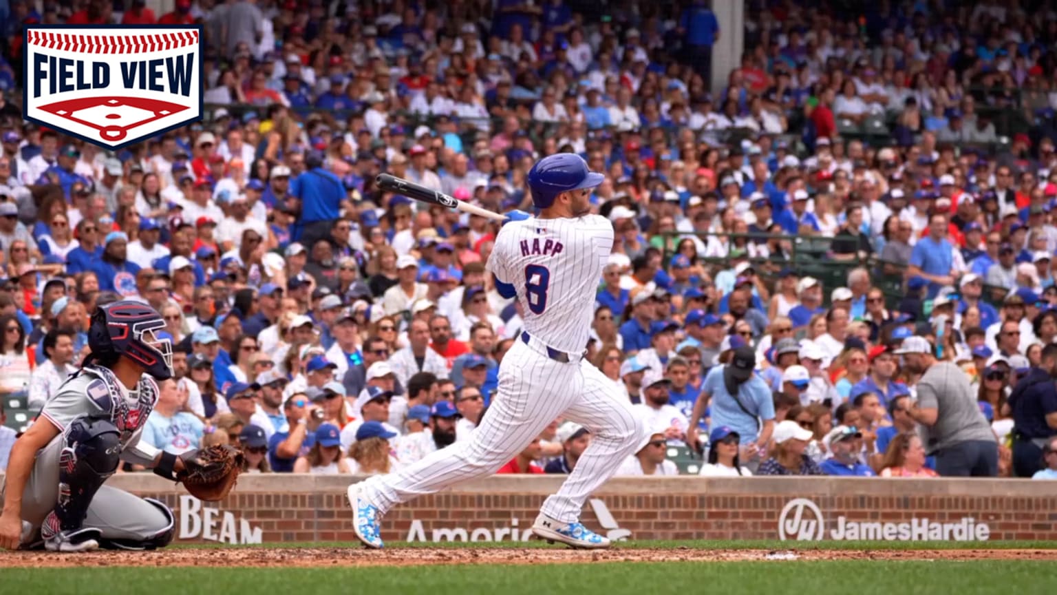 Field View: Ian Happ's three-run homer | 07/04/2024 | Chicago Cubs