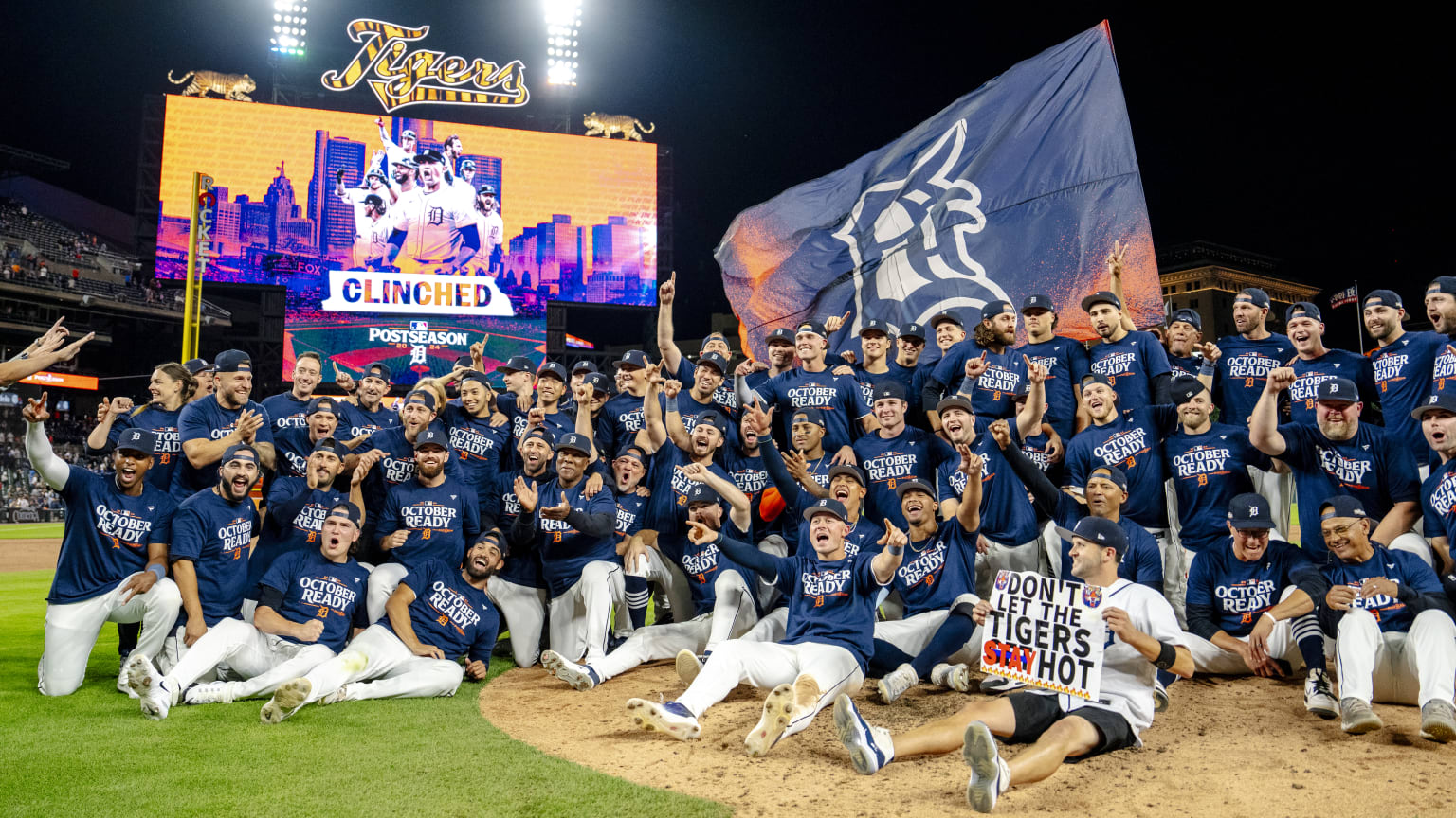 Tigers players, coaches on clinching a playoff spot | 09/27/2024 ...