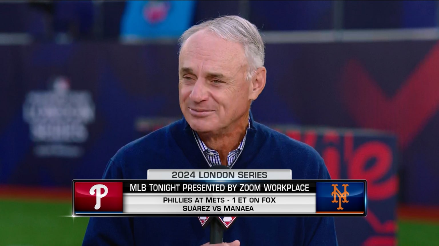 Rob Manfred discusses success of London Series 06/08/2024 Houston