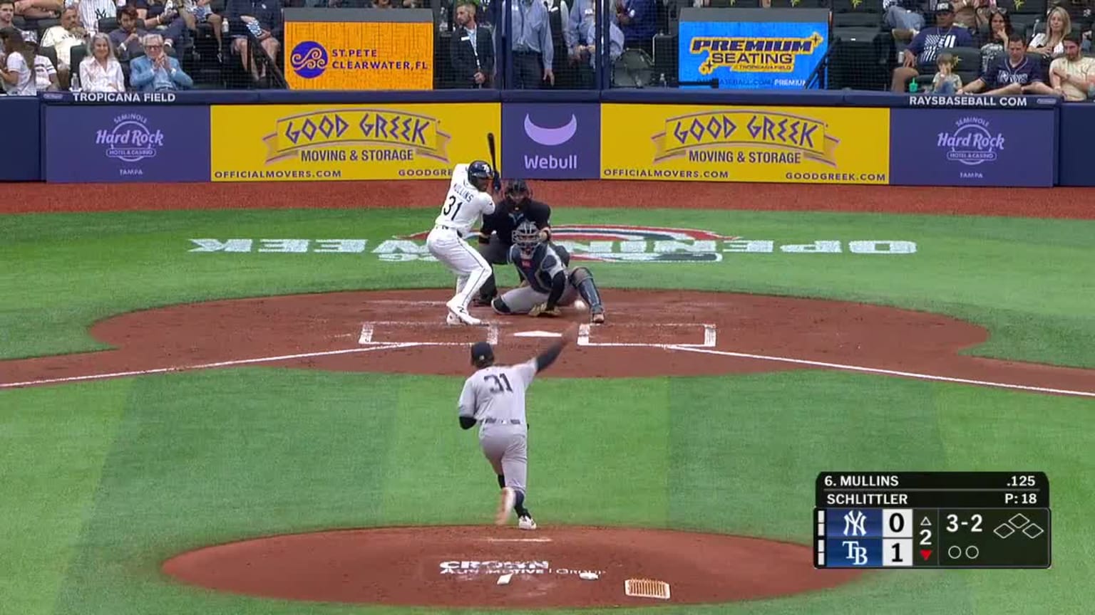 Cedric Mullins' triple | 04/12/2026 | Tampa Bay Rays