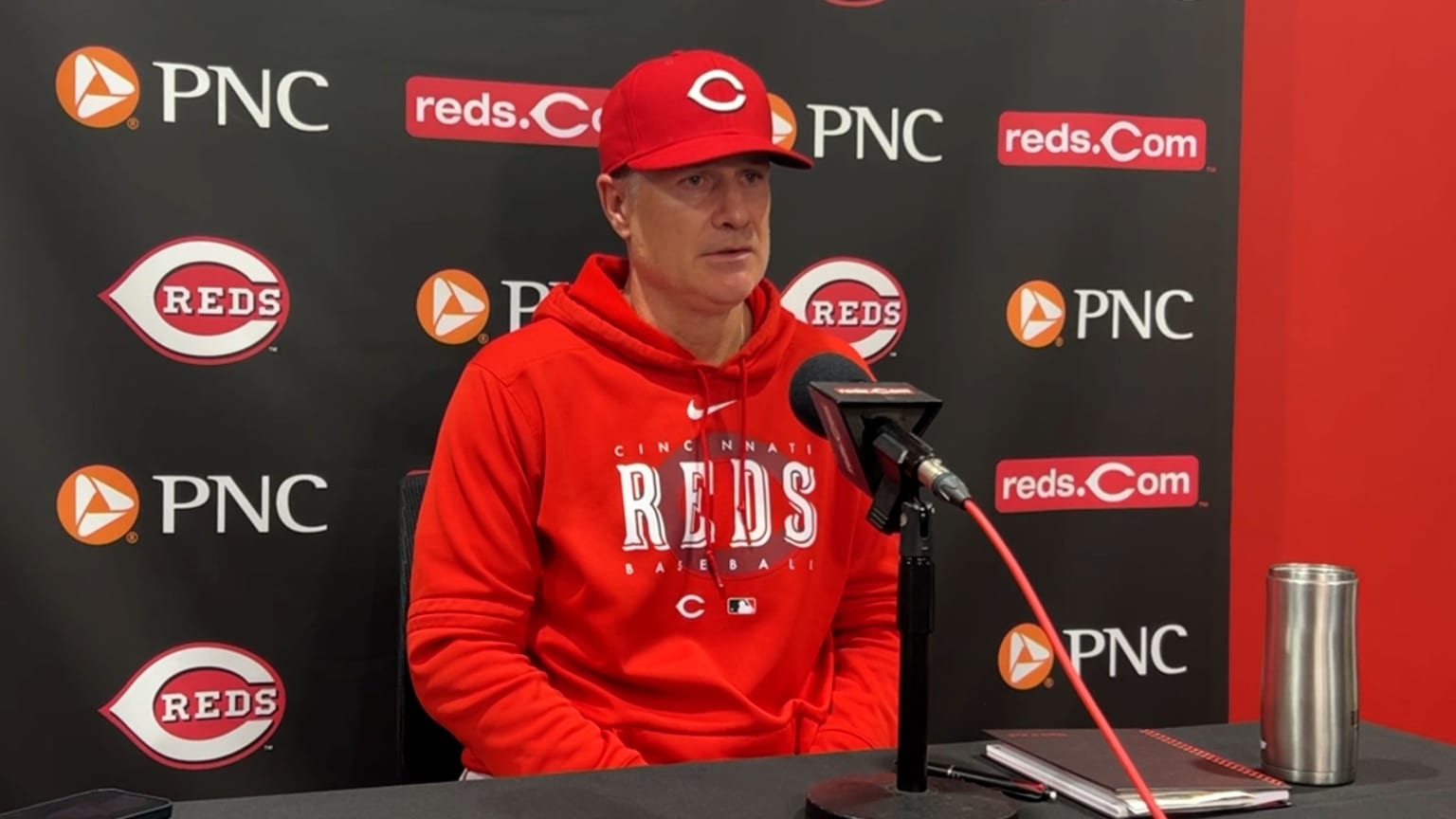 Reds manager David Bell on 125 loss to Cubs 04/04/2023 Cincinnati Reds