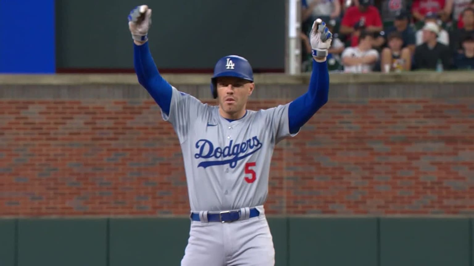 FREDDIE FREEMAN LA DODGERS バット Freddie Freeman Los Angeles Dodgers & Atlanta Braves 5 Home