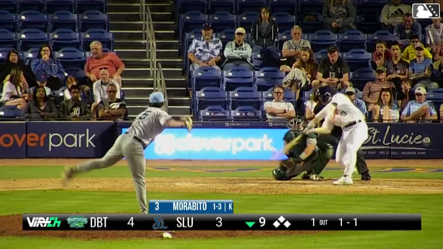 Nick Morabito hits a gametying home run 04/06/2024
