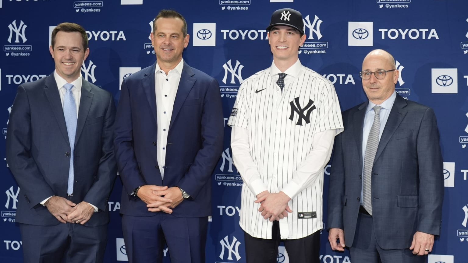 Brian Cashman, Aaron Boone on signing Max Fried | 12/18/2024 ...