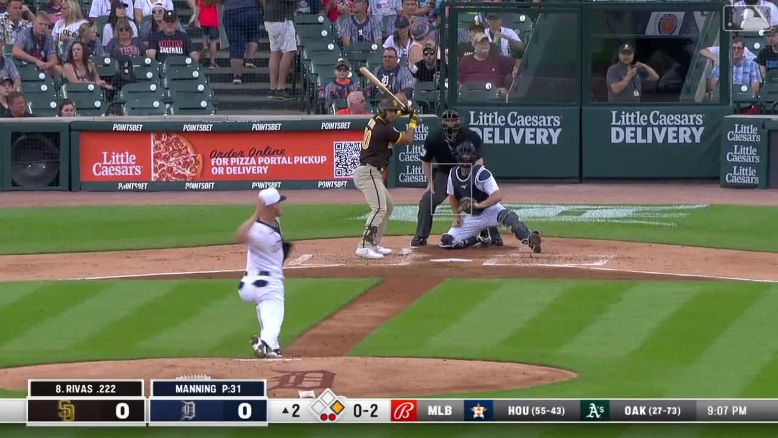 Matt Manning strikes out Alfonso Rivas | 07/22/2023 | Detroit Tigers