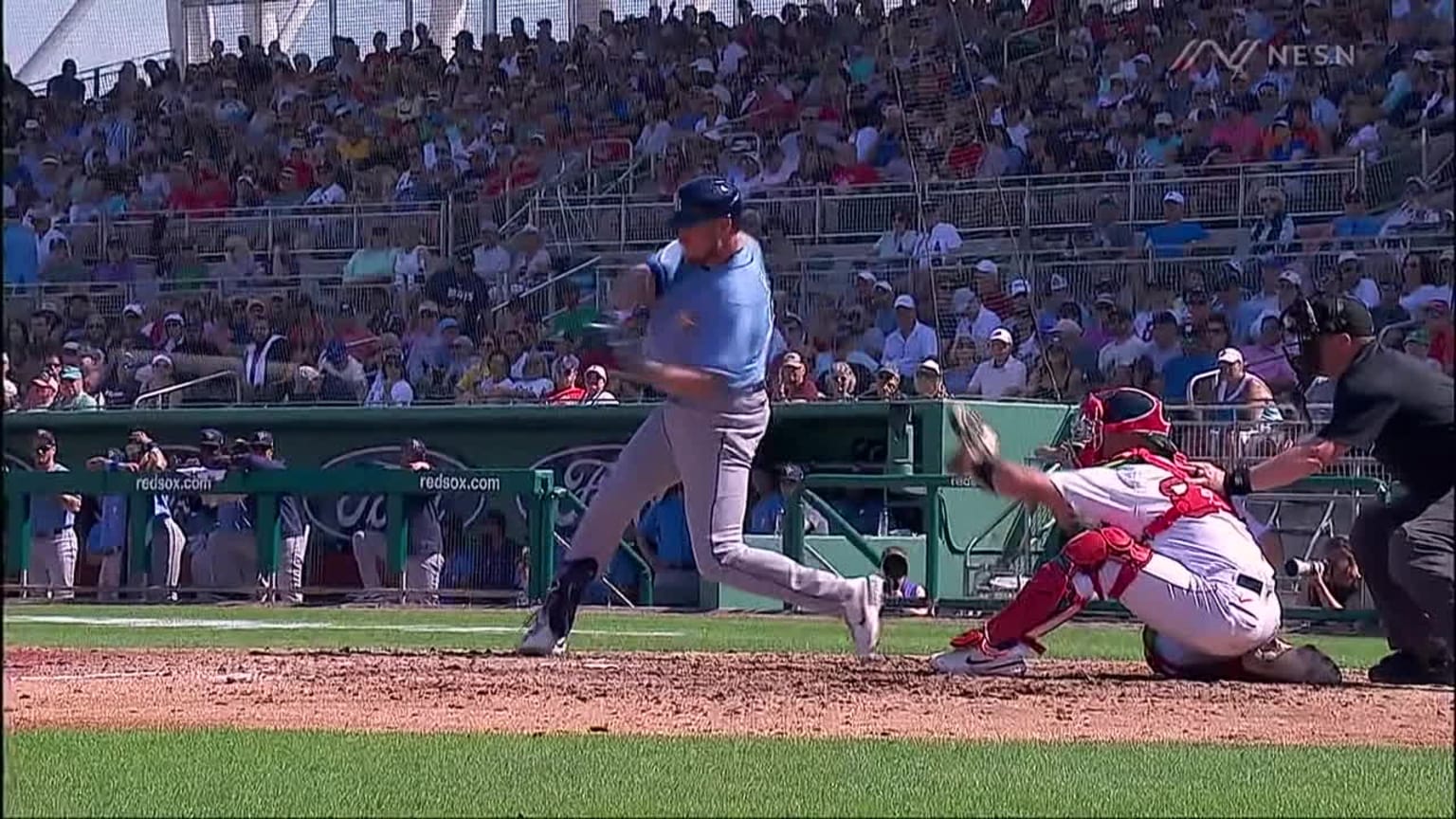Luke Raley smacks a solo homer in the 6th inning | 02/26/2023 | Tampa ...