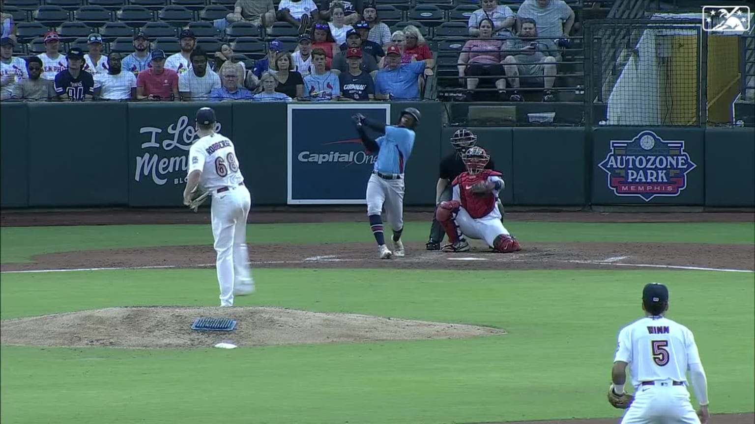 Xavier Edwards' fifth home run 08/06/2023