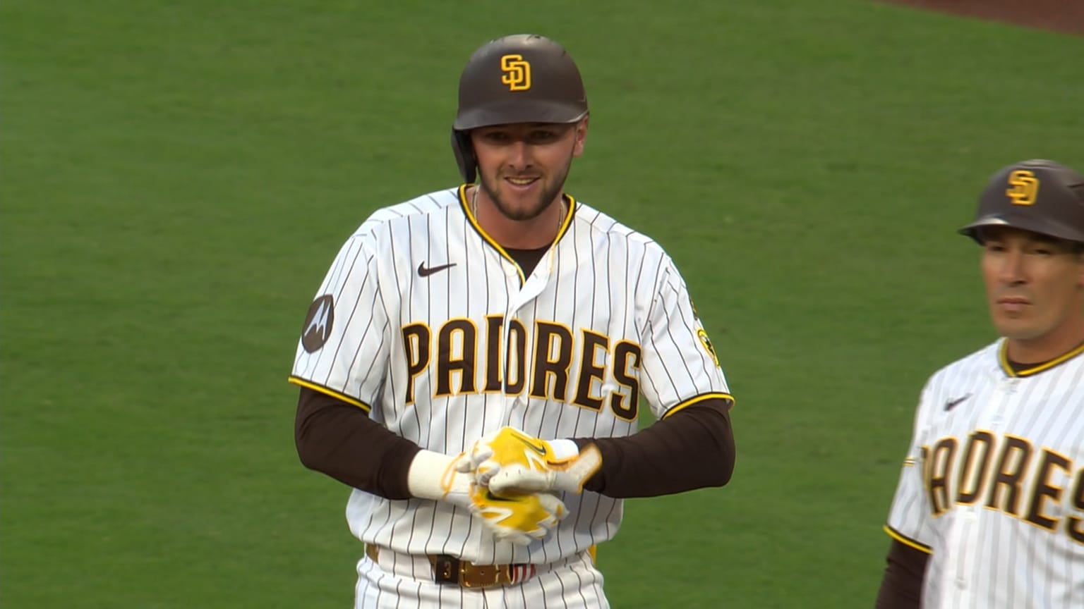 Jackson Merrill in San Diego Padres uniform during the 2026 season