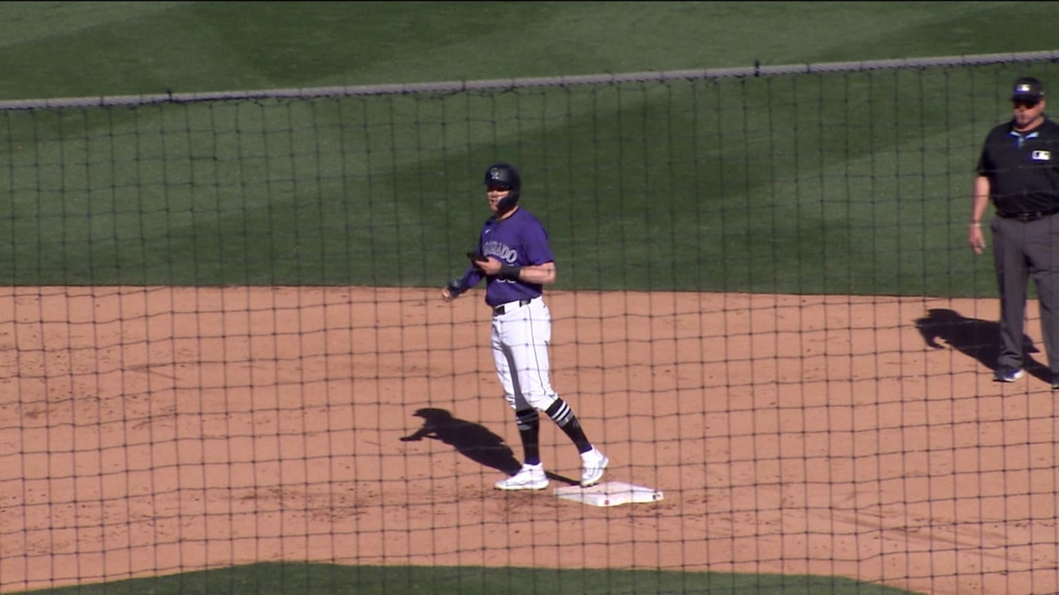 Aaron Schunk laces a go-ahead three-run double