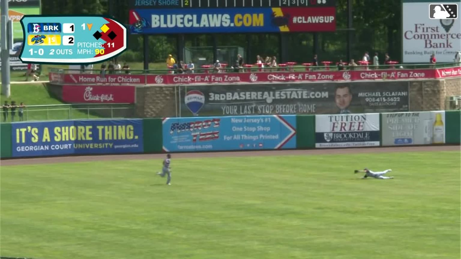 Nick Morabito's diving catch 05/29/2024