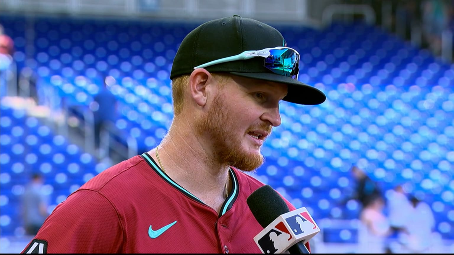 Pavin Smith on his home run in D-backs