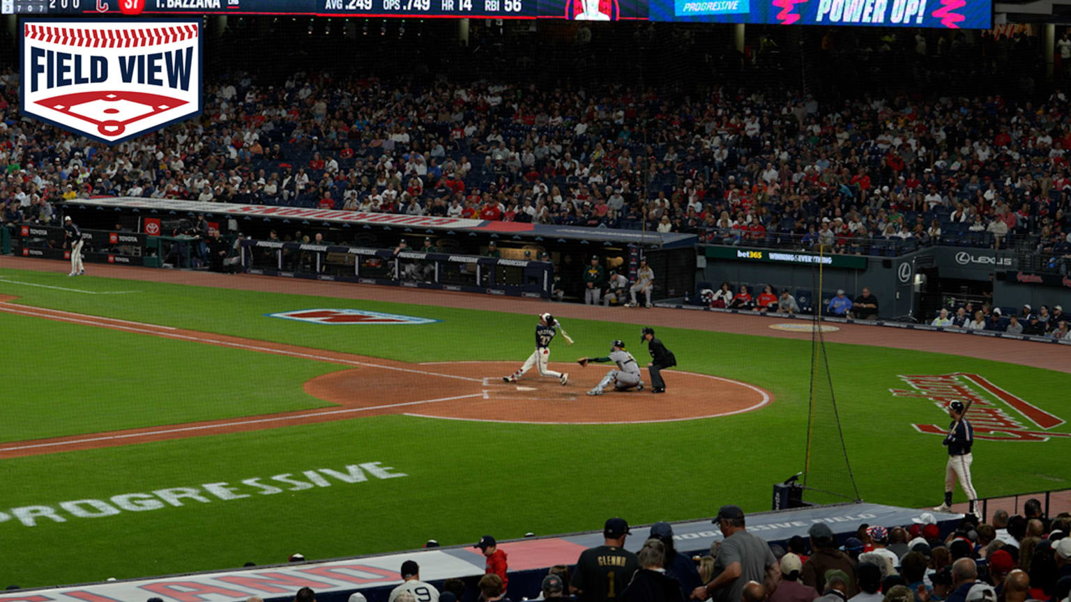 Field View: Travis Bazzana's go-ahead home run | 09/18/2026 | Cleveland ...