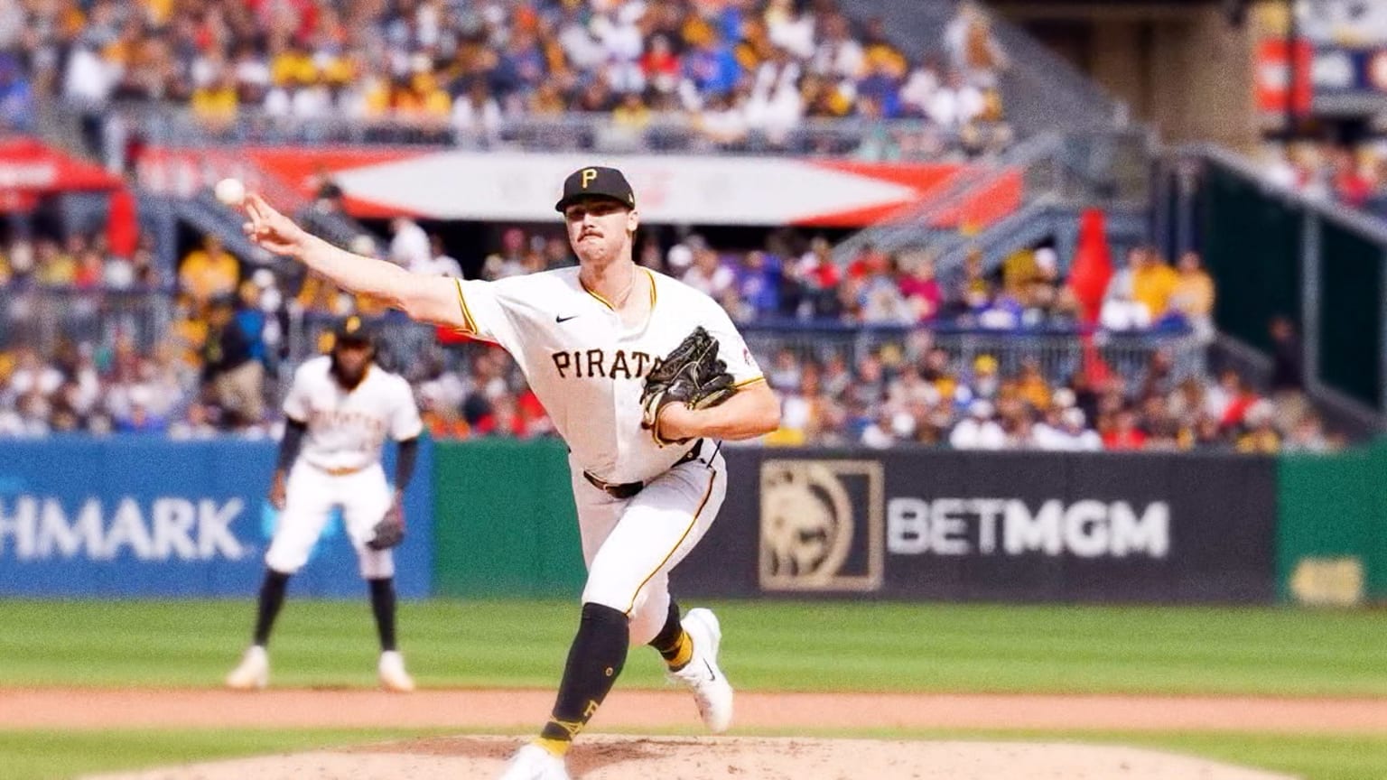Paul Skenes is named NL ROY finalist 11/12/2024 Pittsburgh Pirates