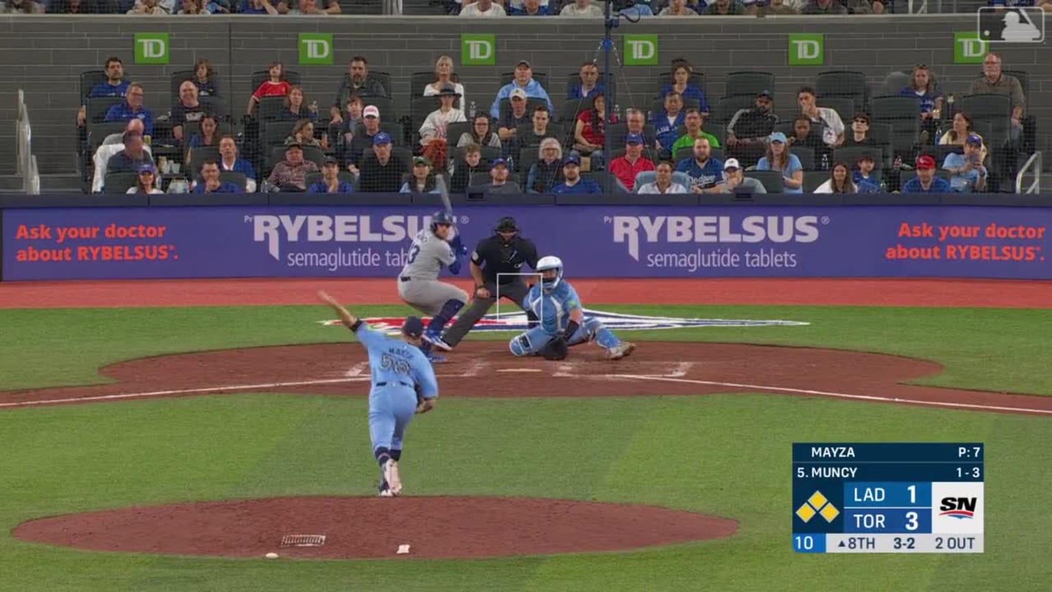 Tim Mayza escapes a basesloaded jam 04/28/2024 Toronto Blue Jays