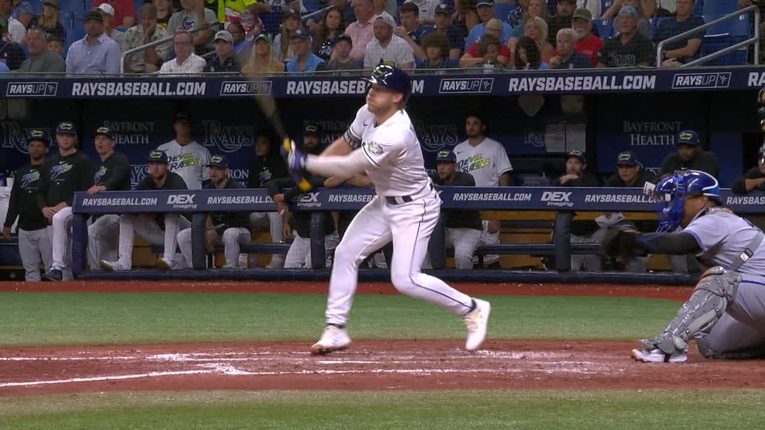 Taylor Walls slaps a two-run single to left field | 06/23/2023 | Tampa ...