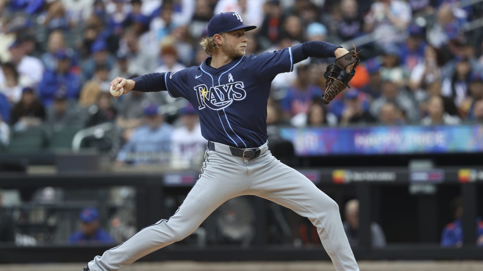 Shane Baz strikes out six Mets in dominant start | 06/15/2025 | Tampa ...