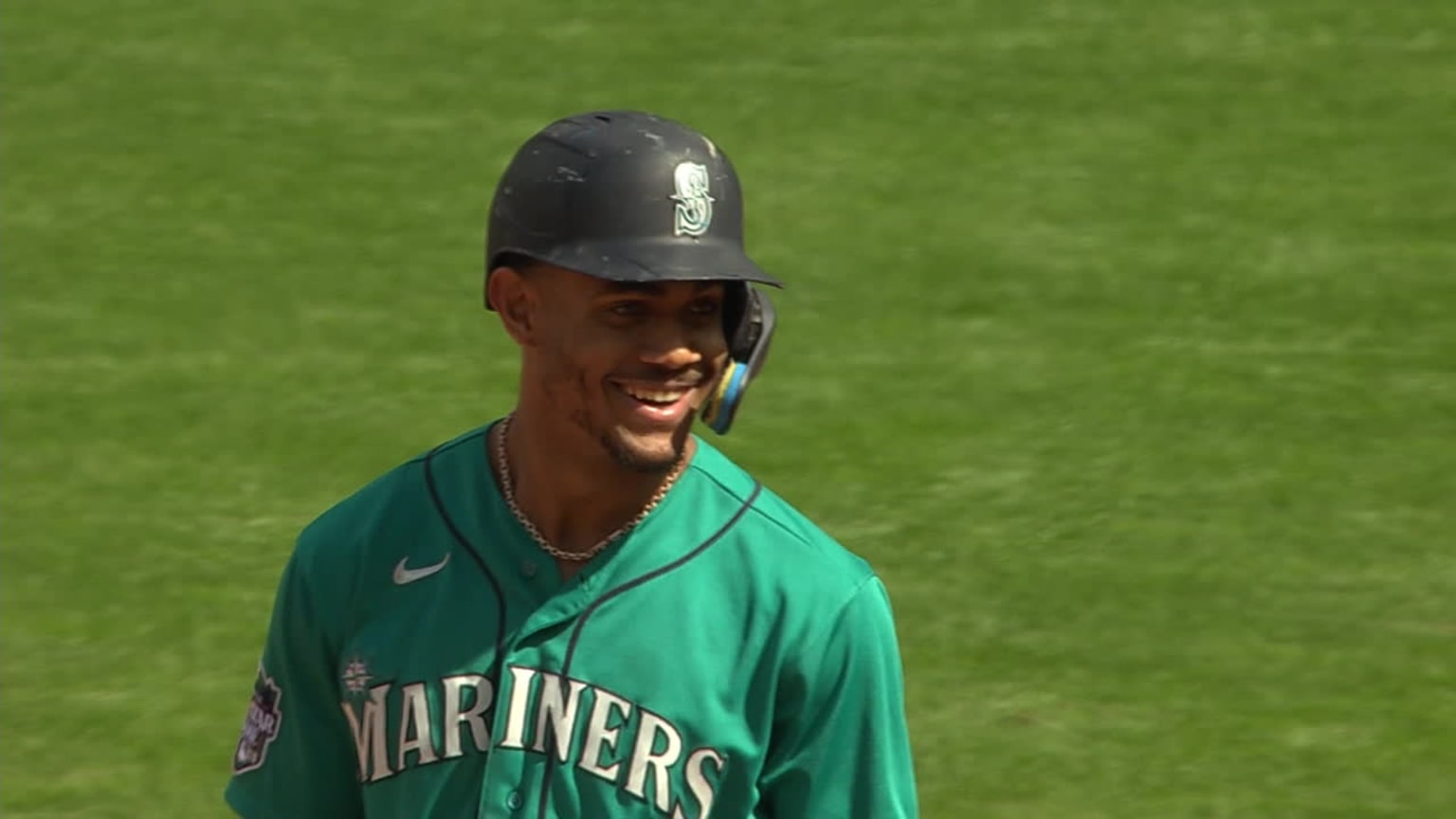 Julio Rodríguez's RBI double 09/13/2023 Seattle Mariners
