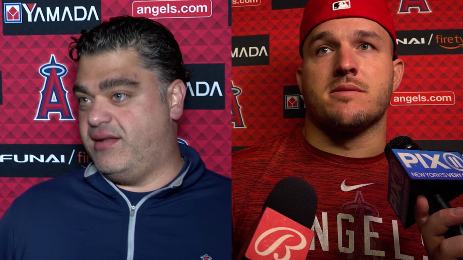 Perry Minasian, Mike Trout on Angels' injuries | 08/25/2023 | Los ...