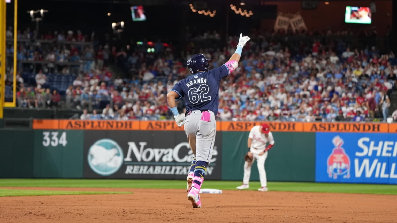 Jonathan Aranda ties the game with a HR (2) | 09/11/2024 | Tampa Bay Rays