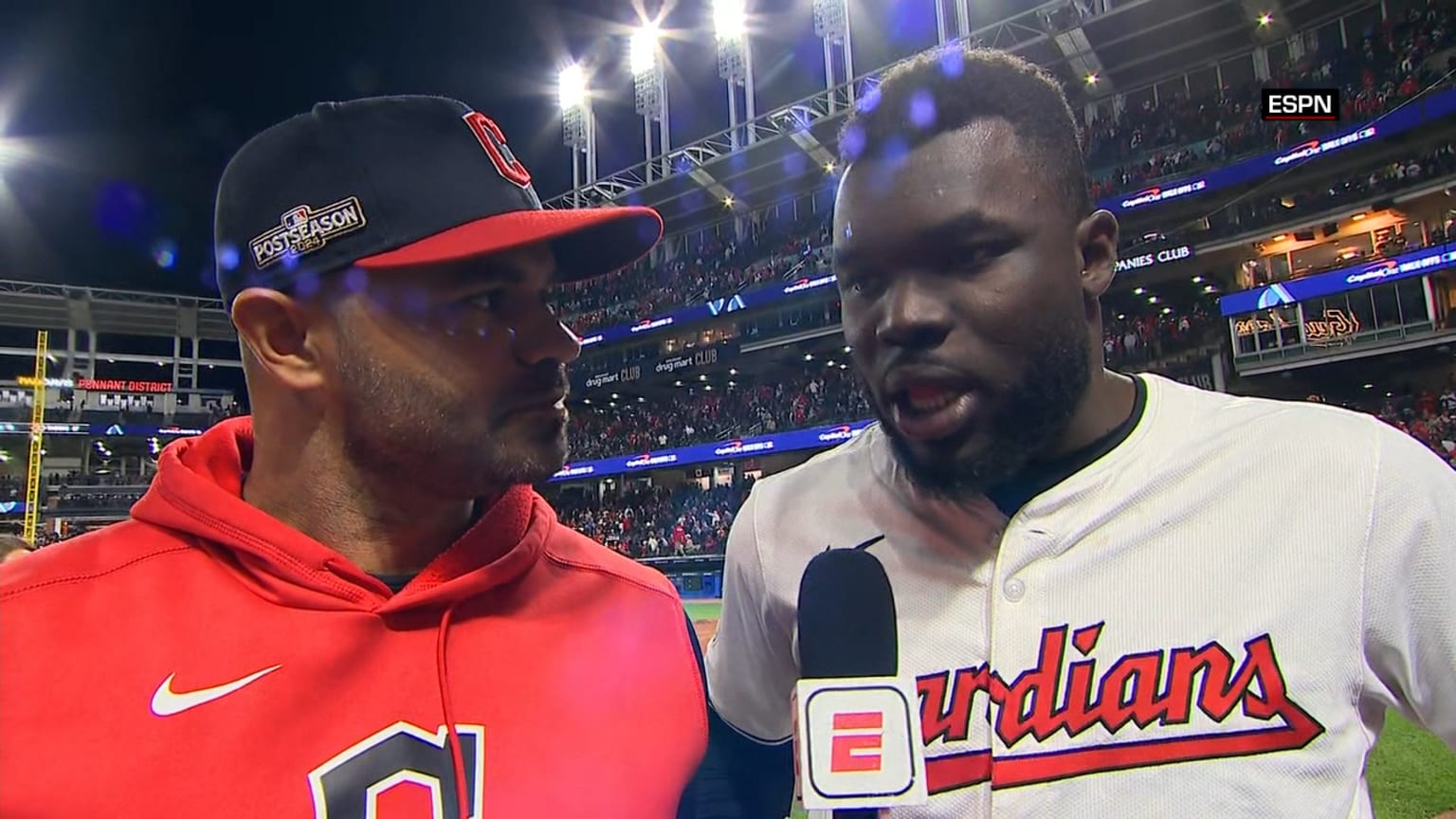 Jhonkensy Noel on his gametying home run 10/17/2024
